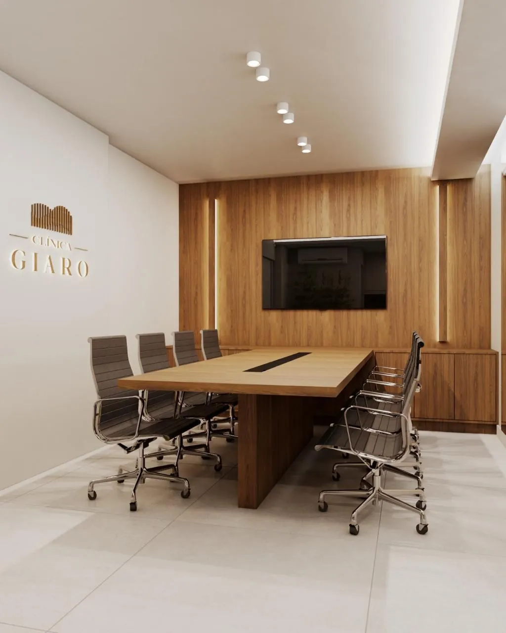 Sala de reunião da Clínica Giaro